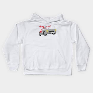 Mercedes 300 SL selfmade car Kids Hoodie